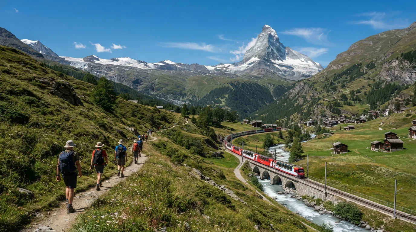 Swiss Alps ready travel plans